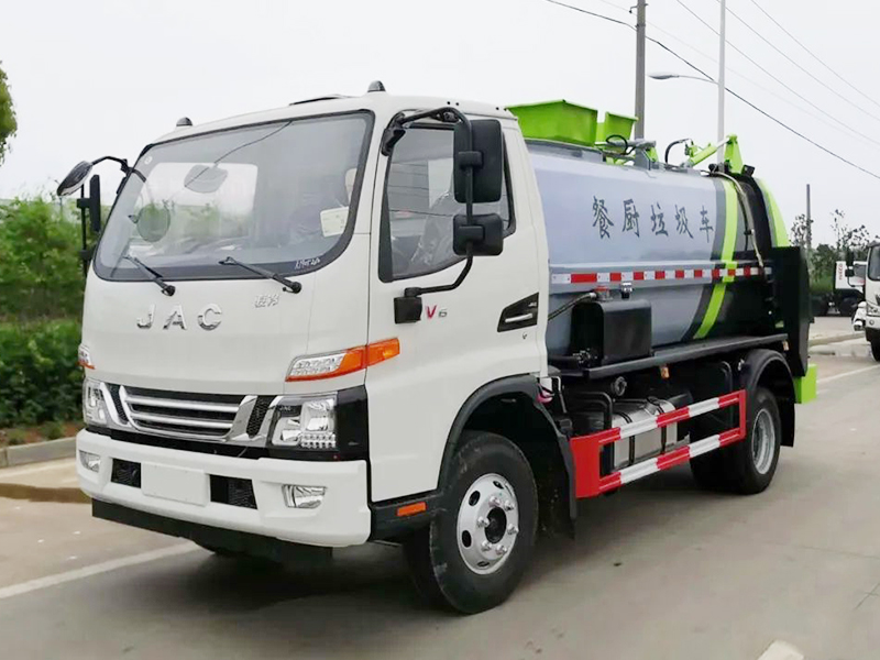 江淮駿鈴國(guó)六4.5方餐廚垃圾車(chē)